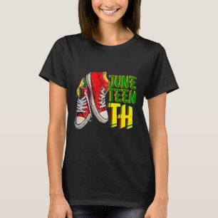 Stepping To Juneteenth Black King Nutritional Fact T-Shirt