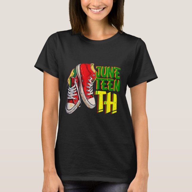 Stepping To Juneteenth Black King Nutritional Fact T-Shirt (Front)