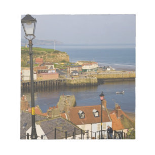 Steps leading down to the harbour, Whitby, North Notepad
