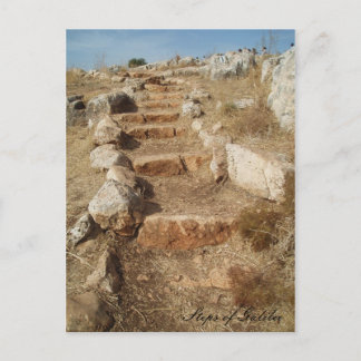 Steps of Galilee Postcard