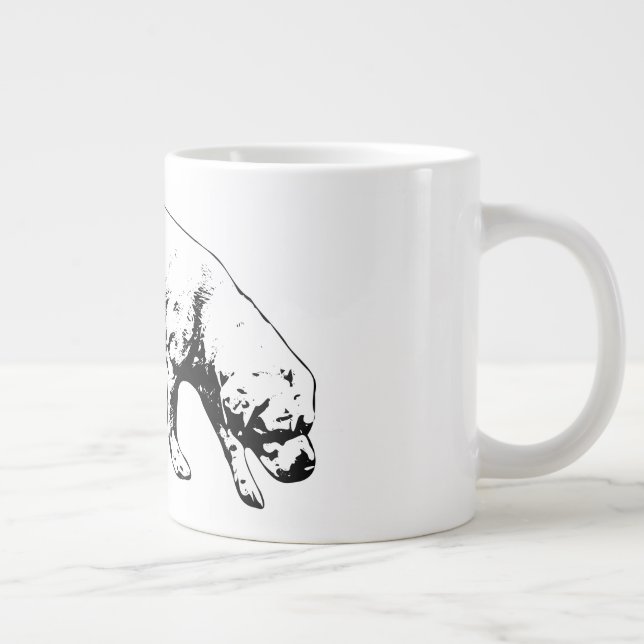 Steps of Quiet Determination Large Coffee Mug (Right)