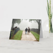 Steps Taken Together Loss of Horse Custom Sympathy