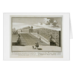 Steps to the garden terrace, Belvedere Palace, Vie