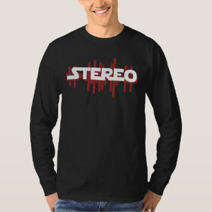 STEREO MUSIC FREQUENCY WAVE FOR HI FI & AUDIOPHILE T-Shirt