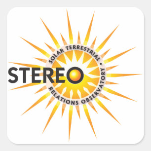 STEREO (Solar TErrestrial RElations Observatory) Square Sticker