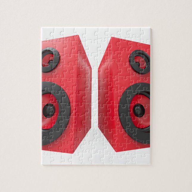 Stereo speakers jigsaw puzzle (Vertical)