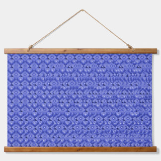 Stereogram 3d Heart Hands blue design hanging art Tapestry
