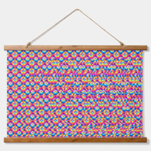 Stereogram 3d Heart Hands design hanging art Tapestry