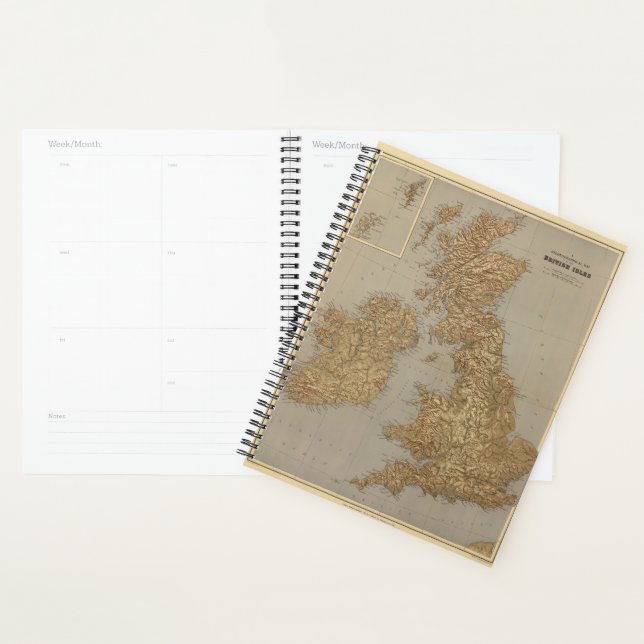 Stereographical map, British Isles Planner (Display)