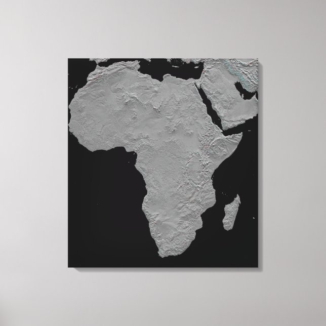 Stereoscopic view of North America Canvas Print (Front)