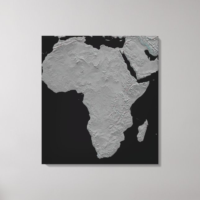 Stereoscopic view of North America Canvas Print (Front)