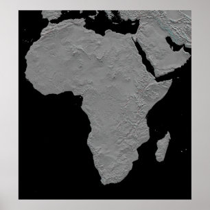 Stereoscopic view of North America Poster