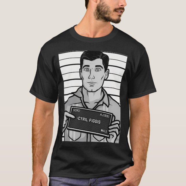 Sterling Archer Mugshot T-Shirt (Front)