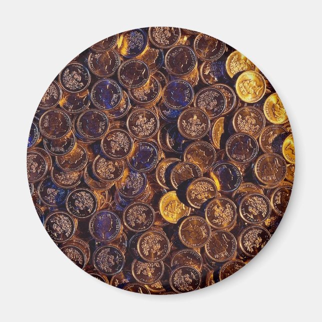 Sterling coins magnet (Front)