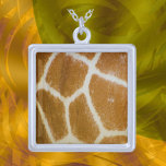 Sterling Silver Giraffe Animal Print Necklace<br><div class="desc">Beautiful sterling silver giraffe animal print necklace! Look in my jewellery collections for matching ring and earrings.</div>