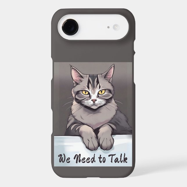 Stern Tabby Cat Demands a Serious Talk (Back)