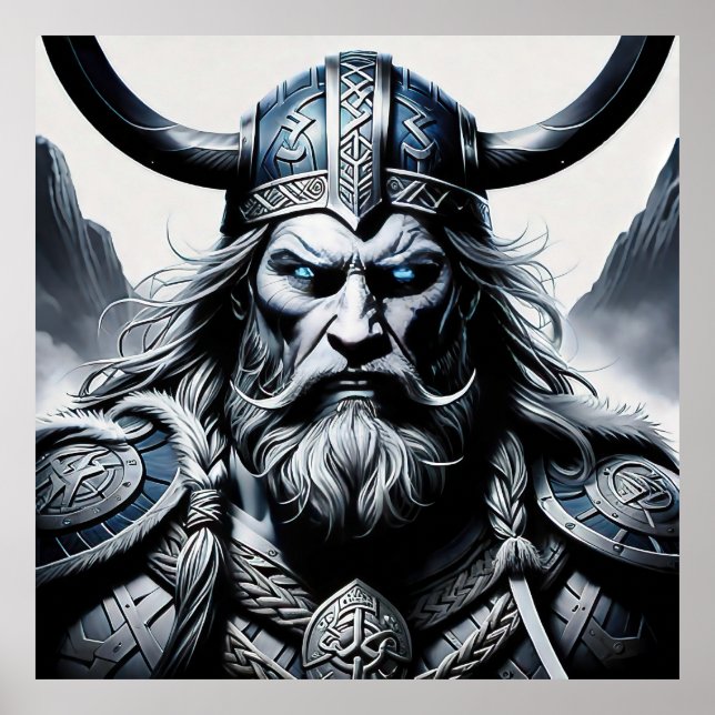Stern Valhalla Viking  Poster (Front)