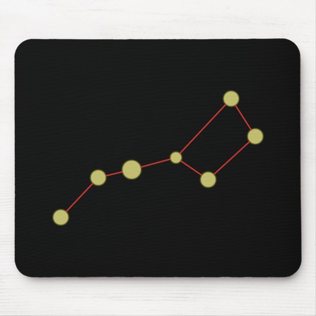Sternbild Grosser Wagen constellation big dipper Mouse Pad (Front)