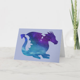 Sterne Galaxis Drache Stars Galaxy Dragon Card