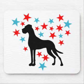 Sternenherz Dogge Mouse Pad