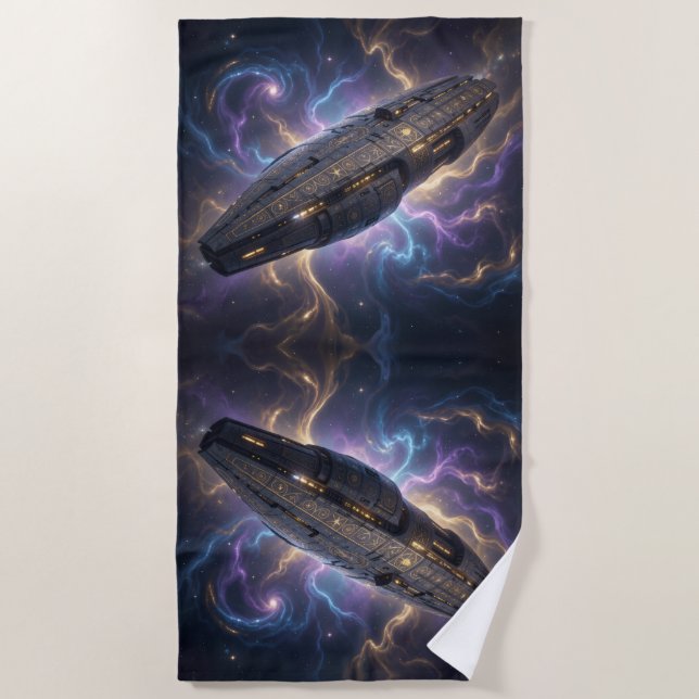 Sternenpfad – Reise durch das Universum´11 Beach Towel (Front)