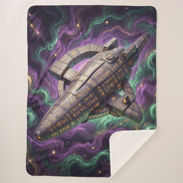 Sternenpfad – Reise durch das Universum´12 Sherpa Blanket (Front)