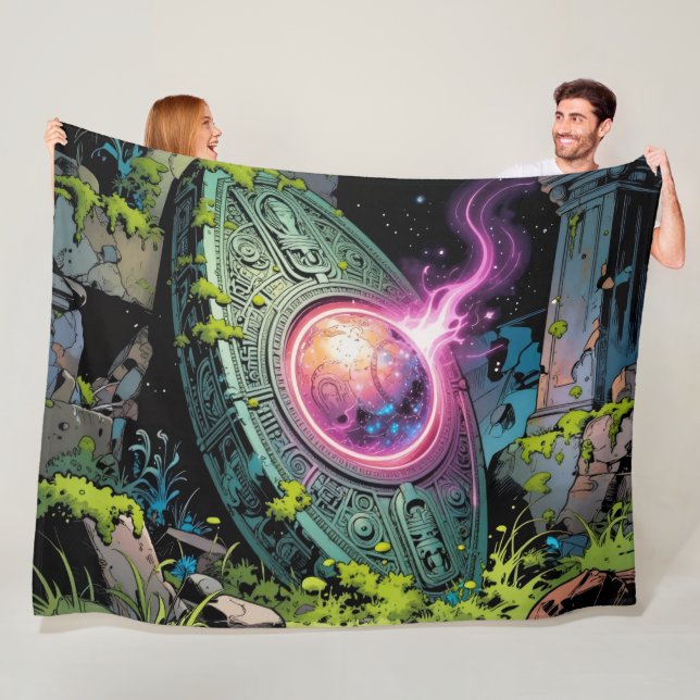 Sternenpfad – Reise durch das Universum´1 Fleece Blanket (In Situ)
