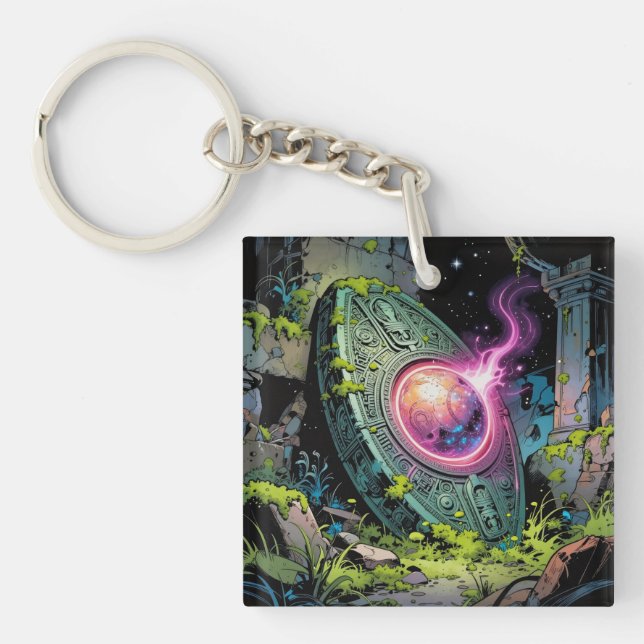 Sternenpfad – Reise durch das Universum´1 Key Ring (Front)