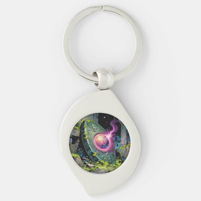 Sternenpfad – Reise durch das Universum´1 Key Ring (Front)