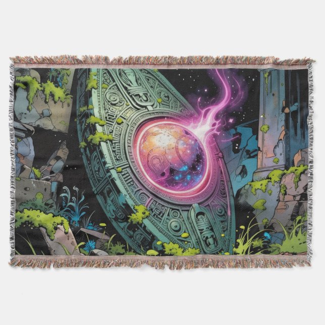 Sternenpfad – Reise durch das Universum´1 Throw Blanket (Front)
