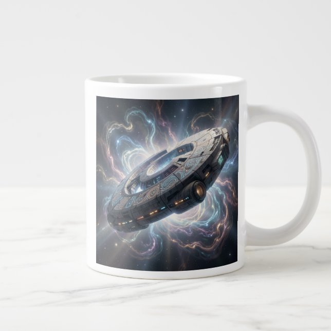 Sternenpfad – Reise durch das Universum´8 Large Coffee Mug (Right)