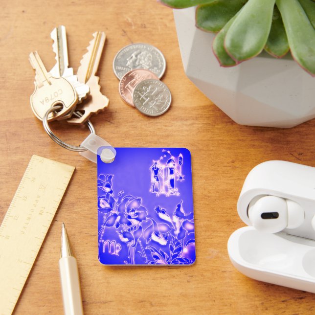 Sternzeichen Jungfrau Key Ring (Desk)