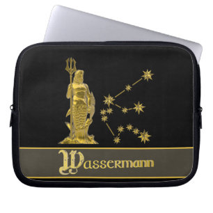 Sternzeichen Wassermann - Laptop Sleeve