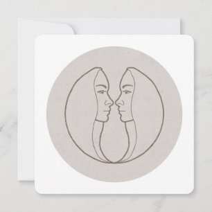 Sternzeichen Zwilling - Holiday Card