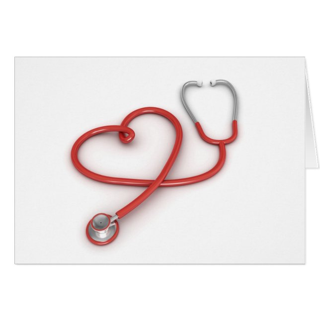Stethoscope and Heart (Front Horizontal)