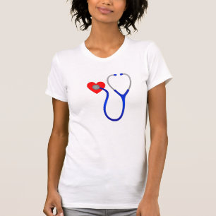 Stethoscope and Heart T Shirt