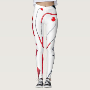 Stethoscope and makeup leggings