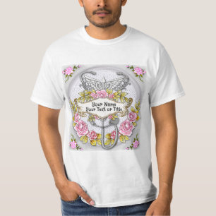 Stethoscope caduceus nurse  T-Shirt
