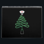 Stethoscope Christmas Tree Nurse Scrub Xmas  Calendar<br><div class="desc">Stethoscope Christmas Tree Nurse Scrub Xmas</div>