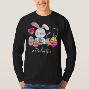 Stethoscope Cute Bunny Paediatrics Nurse Easter Da T-Shirt