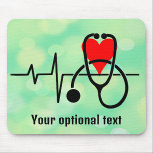 Stethoscope Doctor Nurse Healthcare Mouse Pad