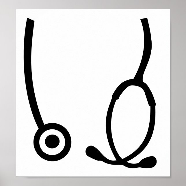 Stethoscope doctor poster (Front)