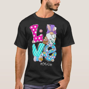 Stethoscope Gnome Cma Life Nurse Funny Easter Day  T-Shirt