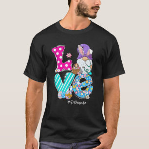 Stethoscope Gnome Orthopaedic Nurse Funny Easter D T-Shirt
