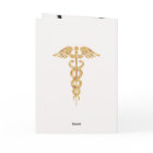Stethoscope & Gold Caduceus Doctor Congratulations