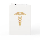 Stethoscope & Gold Caduceus Doctor Congratulations