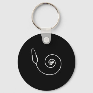 Stethoscope Heart Cute Nurse Travelling Nurse Key Ring