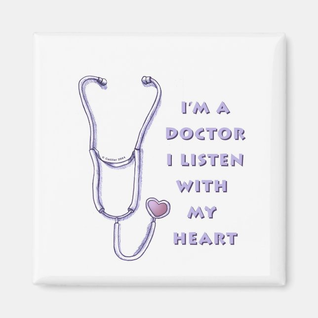 Stethoscope Heart doctor Magnet (Front)
