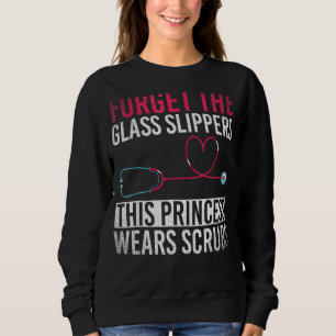 Stethoscope Heart Medical Nursery Healthcare Funny Sweatshirt