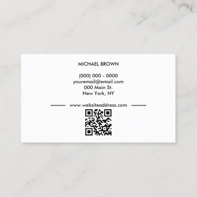 Stethoscope Heart Nurse Doctor qr code Business Card (Back)